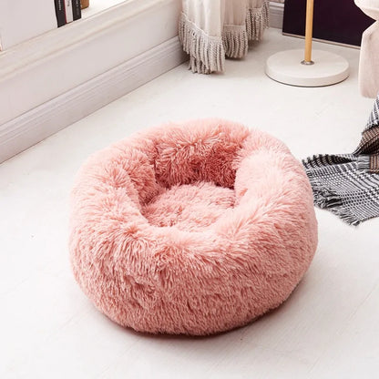 Plush Round Dog/Cat Bed