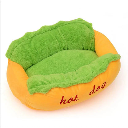 Cute Hot Dog Pet Bed