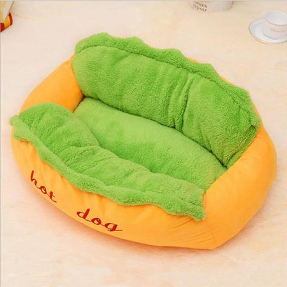 Cute Hot Dog Pet Bed