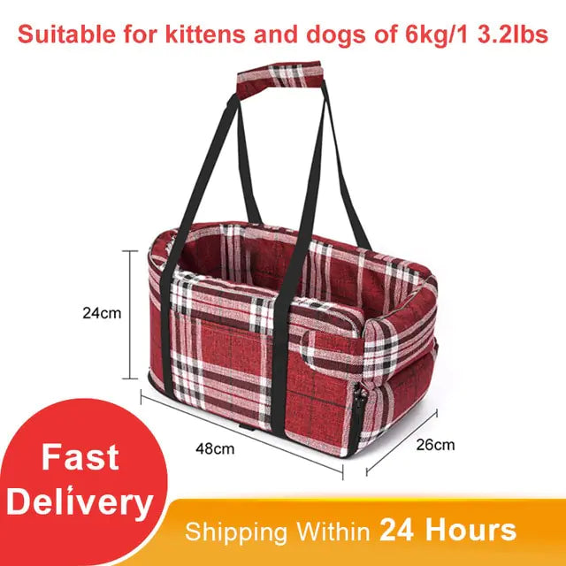 Portable Cat/Dog Bed-Travel Protector Crate