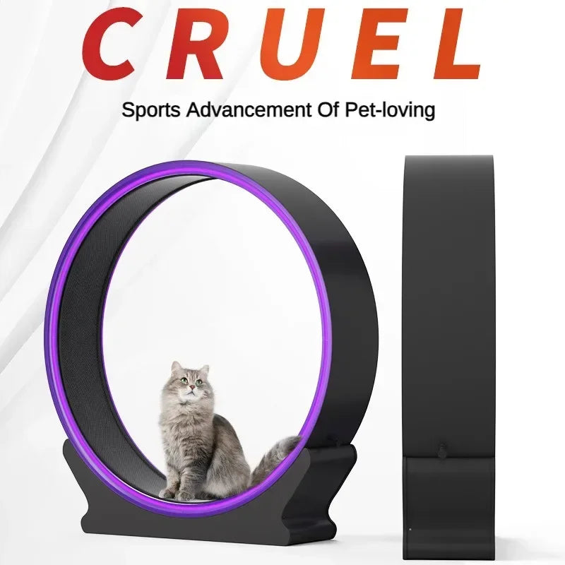 Smart Cat Treadmill Cat Fitness Toy Pet Silent Roller Cat Climbing Frame Formaldehyde Free Household Pet Products Gift