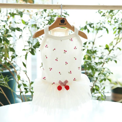 Summer Cherry Dog Dress