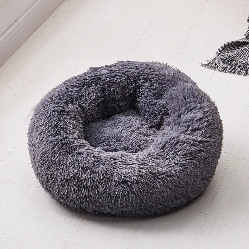 Plush Round Dog/Cat Bed