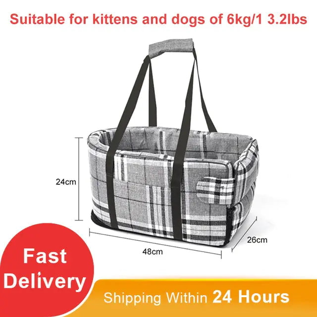 Portable Cat/Dog Bed-Travel Protector Crate