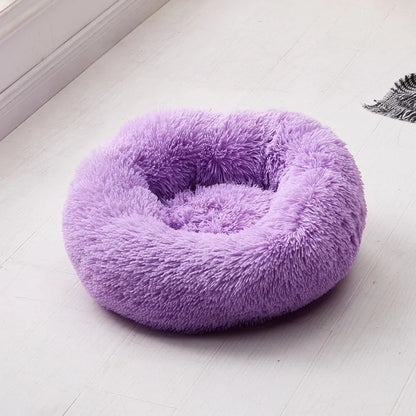 Plush Round Dog/Cat Bed