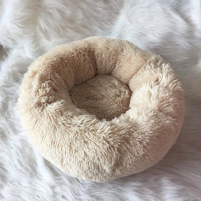 Plush Round Dog/Cat Bed