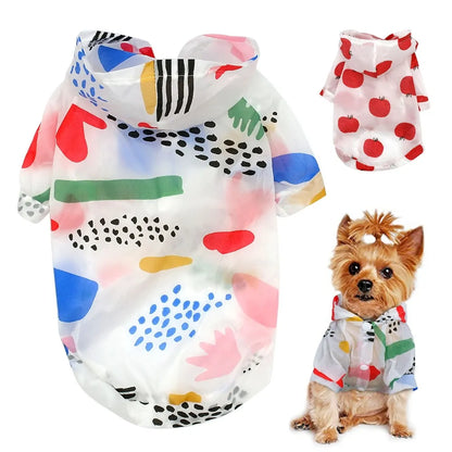 Dog Hooded Sun Protection Hoodie