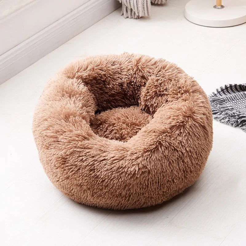 Plush Round Dog/Cat Bed