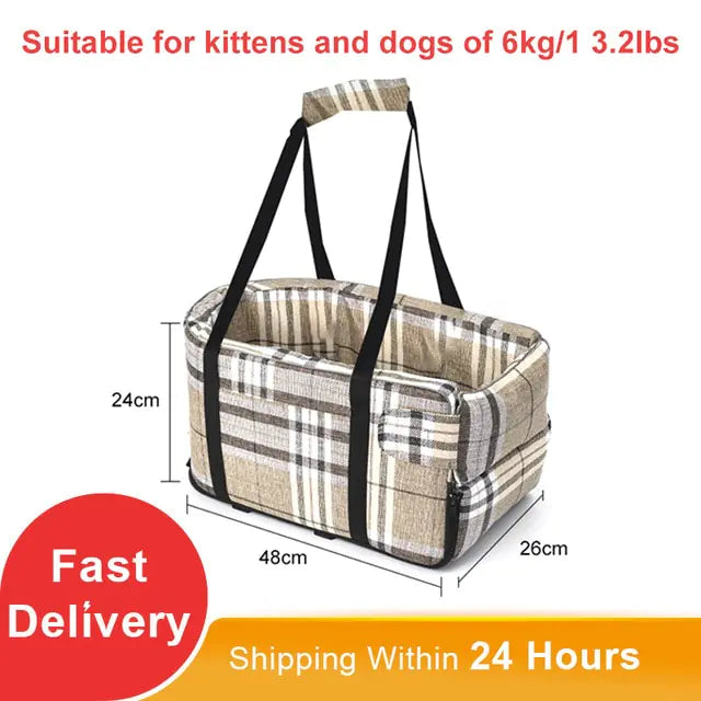 Portable Cat/Dog Bed-Travel Protector Crate