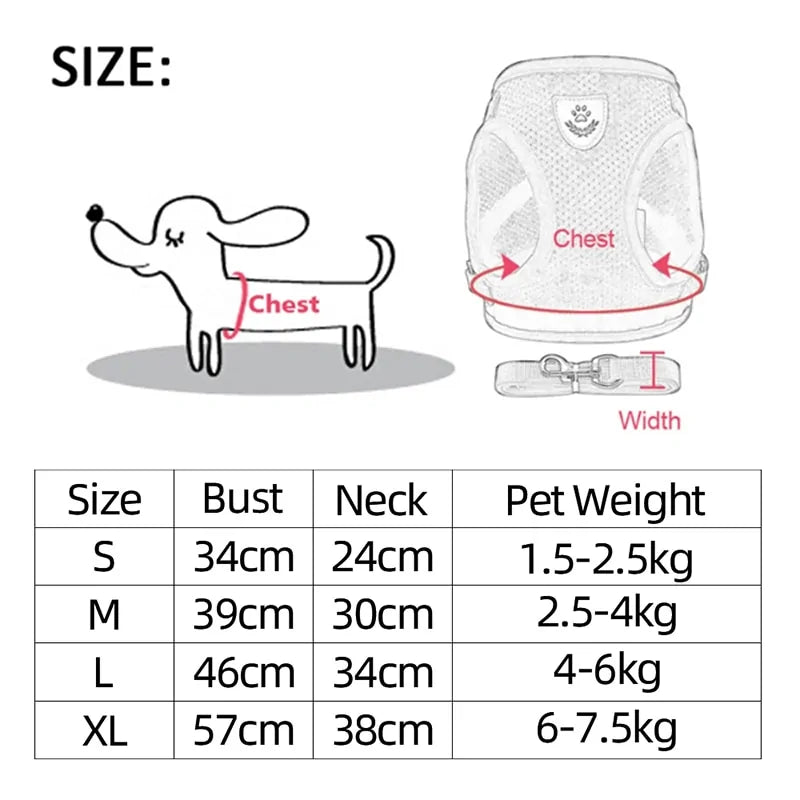 Adjustable Dog/Cat Harness