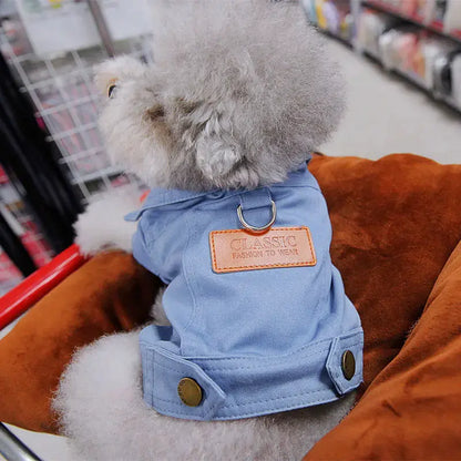 Spring Dog Suit Denim Coat