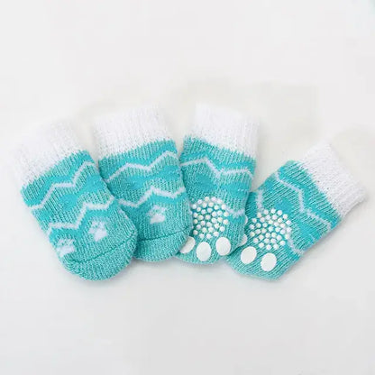 Cute Anti-Slip Dog Socks Set