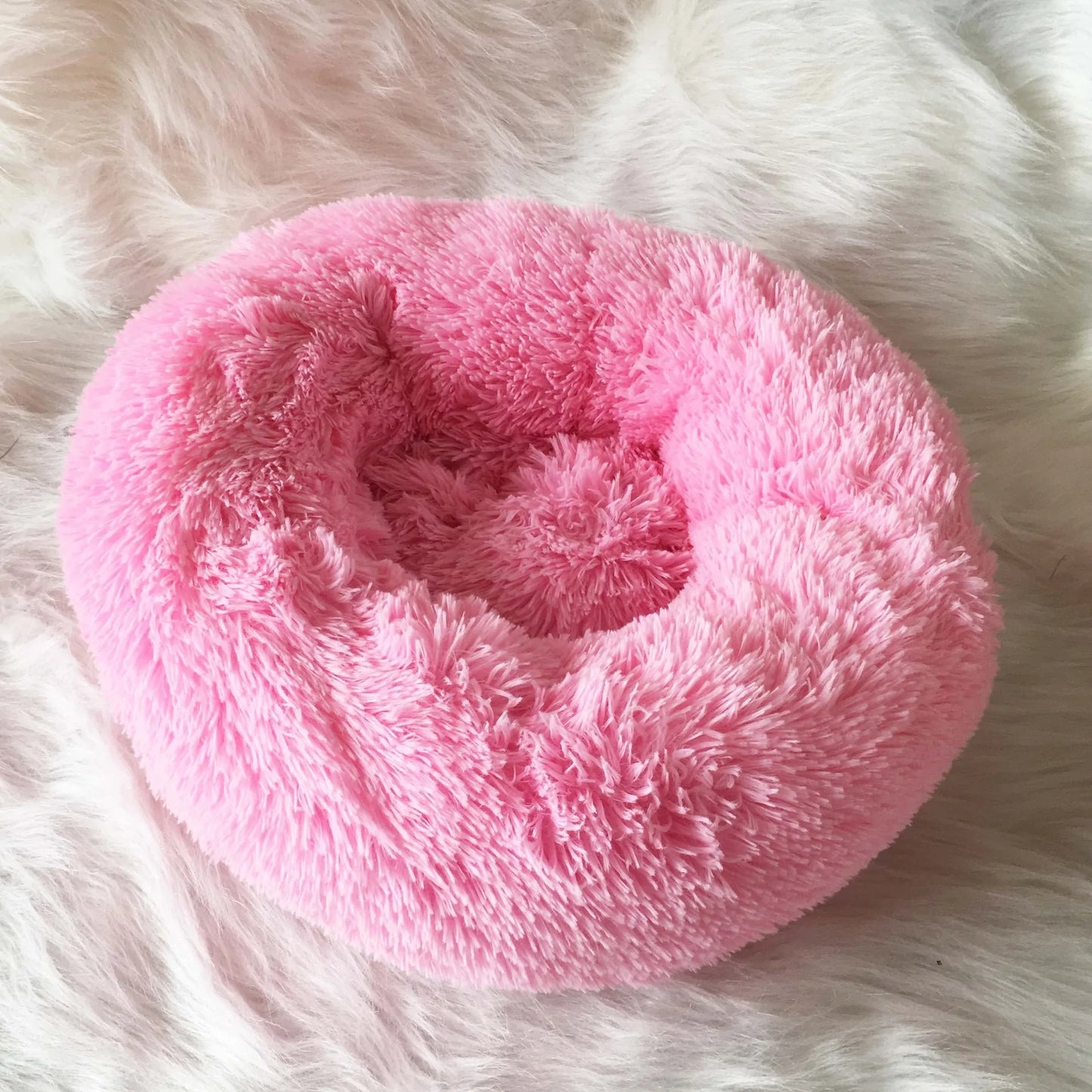 Plush Round Dog/Cat Bed