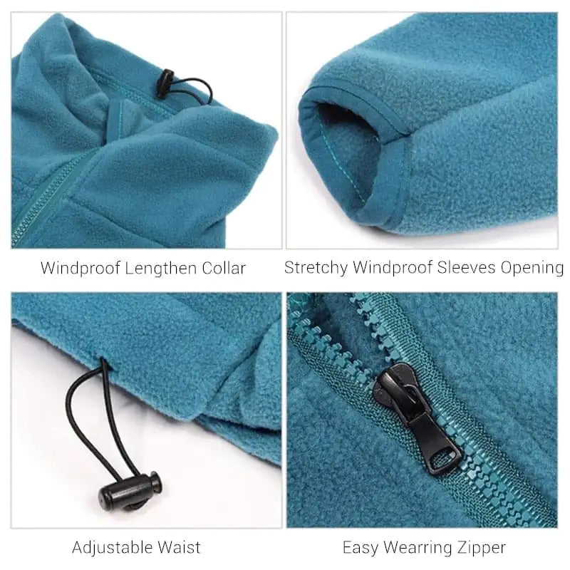 Winter Fleece Thick Warm Dog Coat