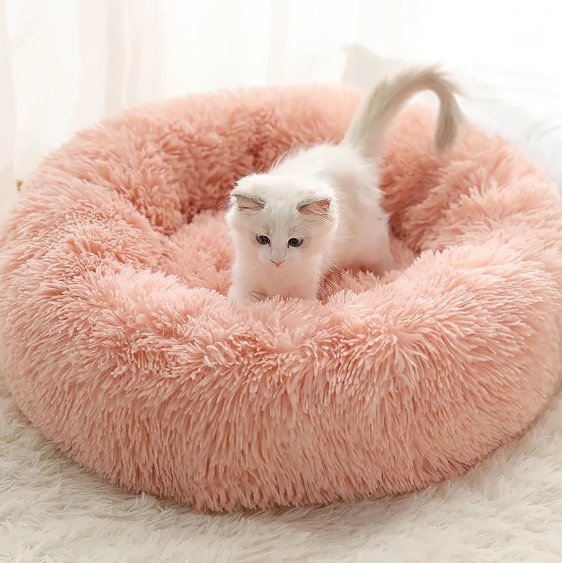 Plush Round Dog/Cat Bed