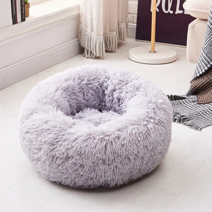 Plush Round Dog/Cat Bed