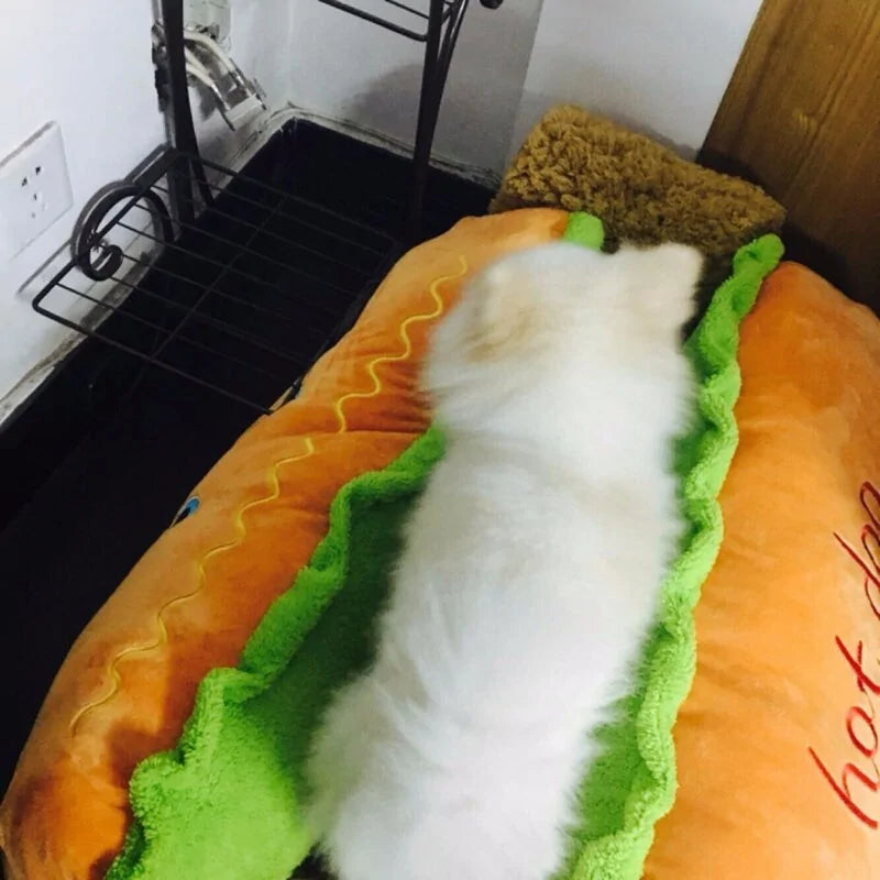 Cute Hot Dog Pet Bed