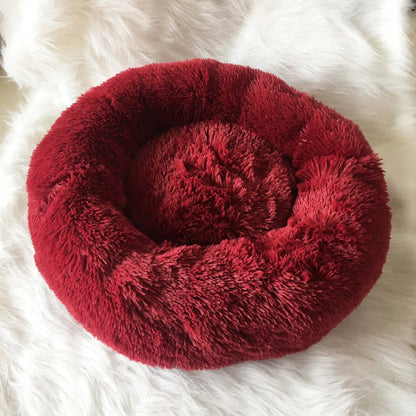 Plush Round Dog/Cat Bed