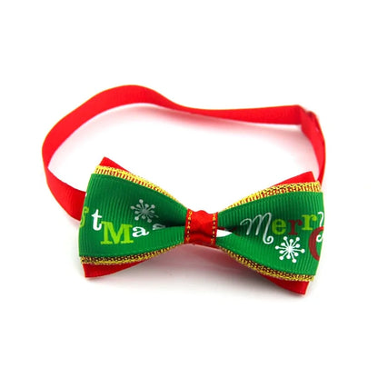 Holiday Pet Bow Collar